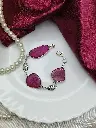 Natural Pink agate Bracelet