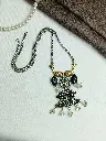 Fish Work Necklace-Black