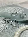Silver Feet Toe Rings