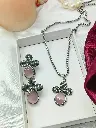 Motif Floral Necklace set