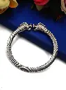 Amazing Oxidised Dragon Design Bangle – German Silver Kada