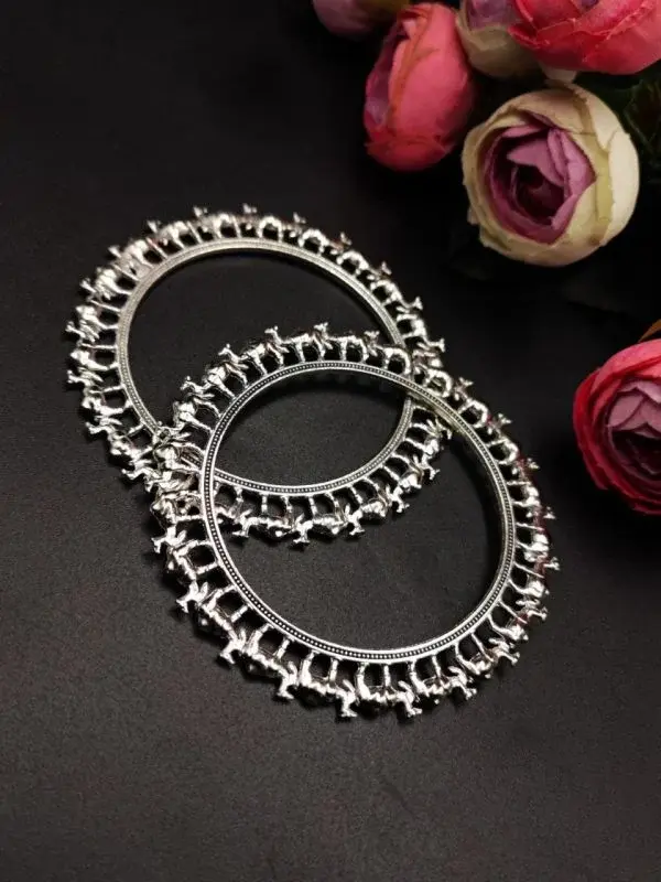 Designer Camel Bangles Pair