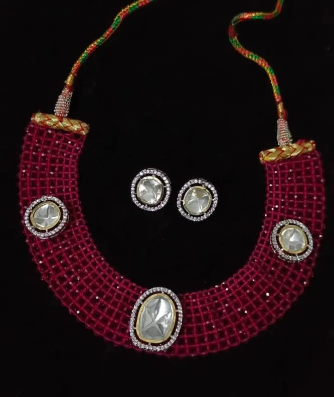 Kundan Choker Necklace Set