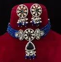 Women Polki Necklace Set