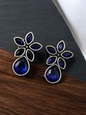 Silver Replica Stone Earring