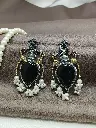 Black Queen of the Night Earrings