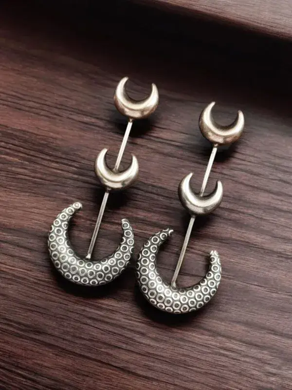 Elegant Chandbali Stud Earrings