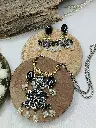 Saundarya Ratna-haar Necklace set - Black