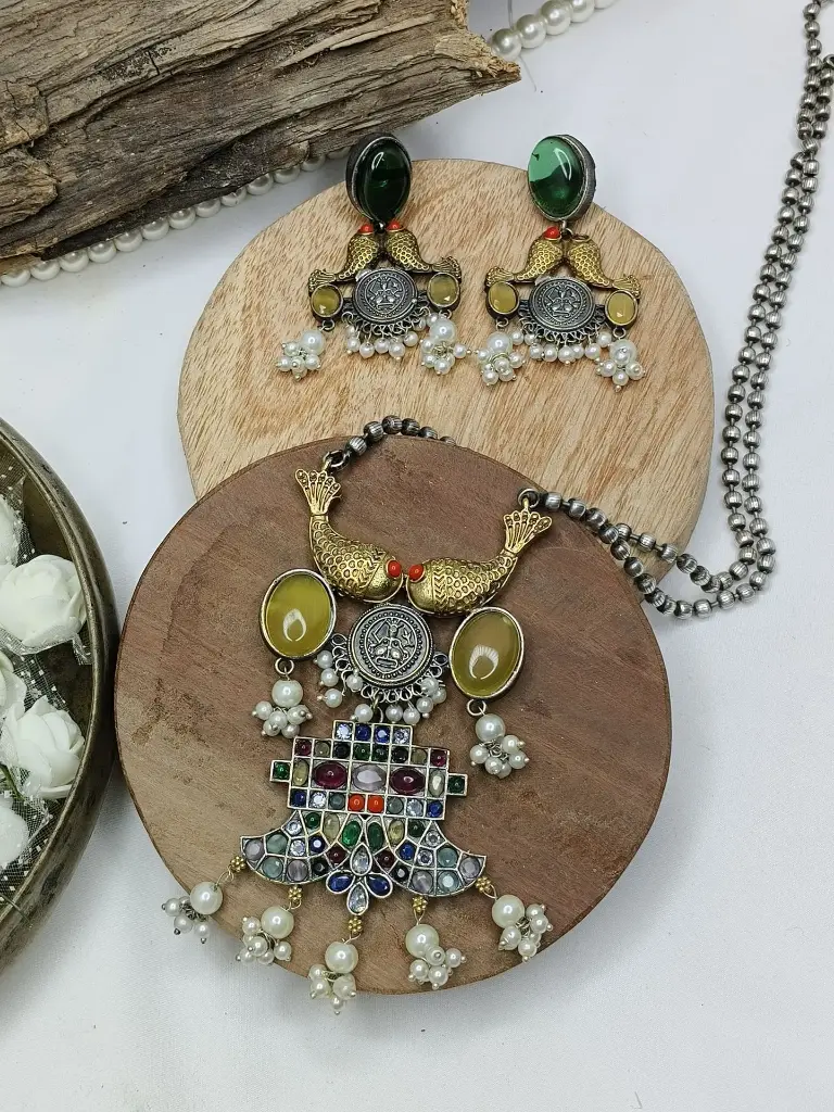Saundarya Ratna-haar Necklace set - Multi