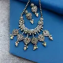 Vintage Oxidized Necklace Set