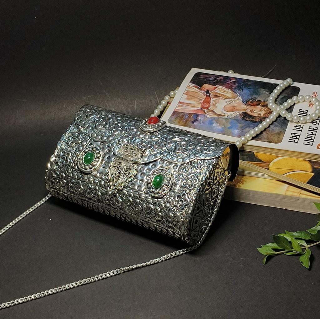 Exclusive Silver Sling Bag For Women