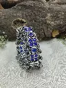 Dainty Blue Stone Ghungroo Bangle - Single