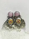 Beautiful Oxidized Earrings With Pearls