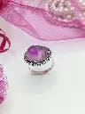 Rosy Cotton Candy Adjustable Ring