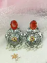 Silver Wedding Earrings