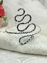 Silver Snake Arm Cuff