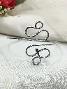 Silver Snake Arm Cuff