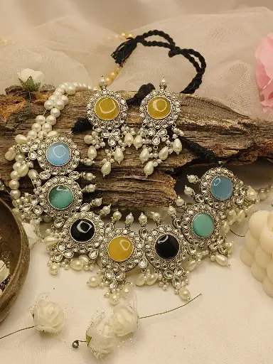 Colorful Shringarika Necklace Set