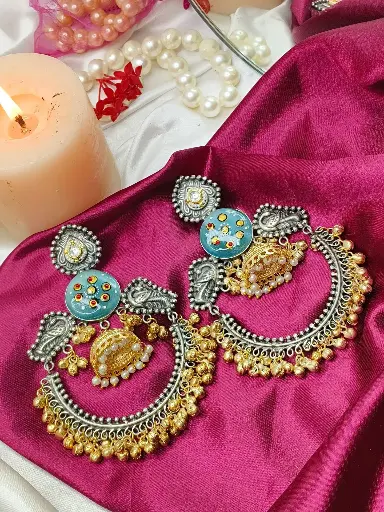 Gold Plated Large Noisy Jhumki