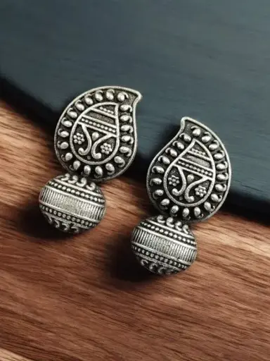 Oxidized Studs Earrings