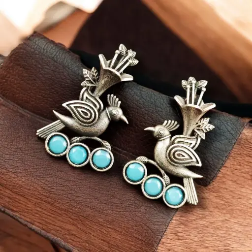 Elegant Bird Stud Earrings