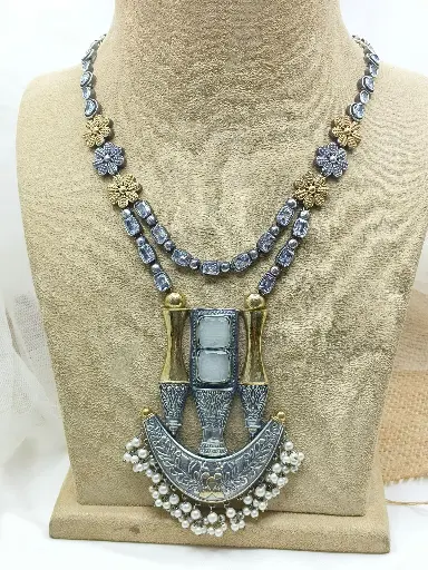 Traditional Attire Filigree Necklace Set