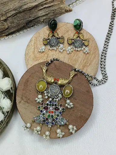 Saundarya Ratna-haar Necklace set - Multi