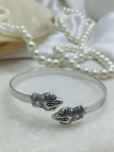 Silver Plated Kada Bangle