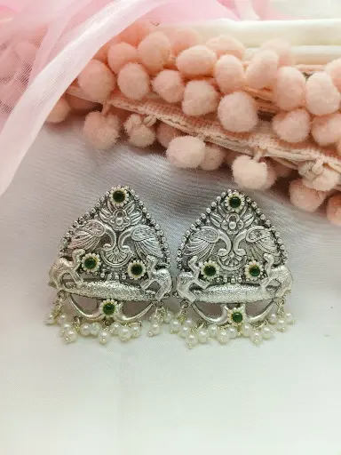 Traditional Silver Earrings