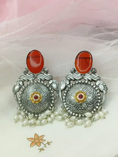 Silver Wedding Earrings