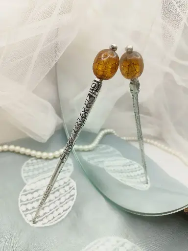 Silver Hair Stick