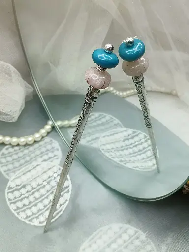 Silver Hair Stick